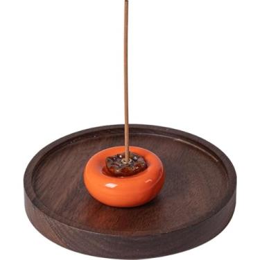 Imagem de Queimador de incenso criativo soquete de incenso cerimônia de chá dispositivo de queima de incenso doméstico interior cerâmica sândalo incenso queimador de incenso titular queimador de incenso