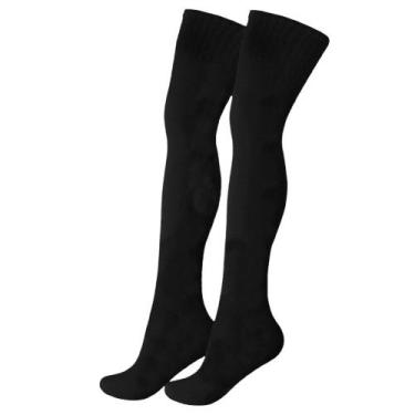 Imagem de Meião Selene Futebol Infantil, Preto, 29-34