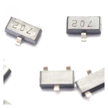Imagem de Interruptor de chip MOS Transistor SOT-23 BAW56 A1 BAV70 A4 BAS16 BAV99 A7 1SS226 C3 BSS138 J1 2SK3018 KN TL431 2N7002 702 FXPCGZISH(2N70008 2 702 100 peças