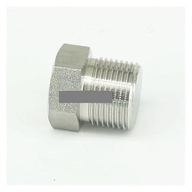 Imagem de M20 x 1,5 mm macho 304 aço inoxidável cabeça hexagonal sólido forjado encaixe de tubulação água gás óleo 3000 PSI WWECCQIJ
