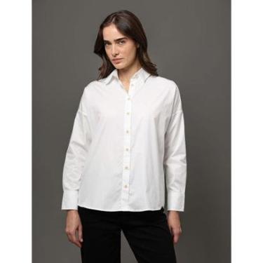 Imagem de Camisa Feminina Com Bordado Calvin Klein Jeans-Feminino