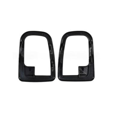 Imagem de Compatível com bmw e36 1992-1999 z3 1996-2002 51228219023 51228219024 maçaneta da porta interior do carro surround guarnição um par esquerda e direita