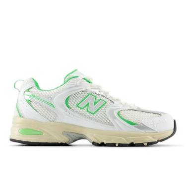 Imagem de New Balance Tênis de caminhada masculino 530, Branco/folha de palmeira, 37
