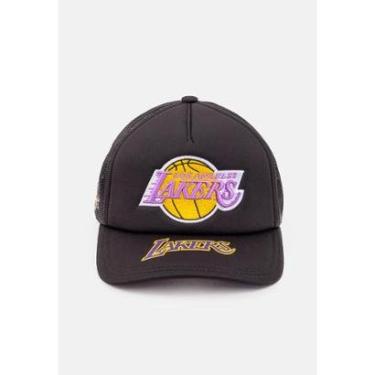 Imagem de Boné Mitchell & Ness NBA Trucker HWC Los Angeles Lakers Masculino-Masculino