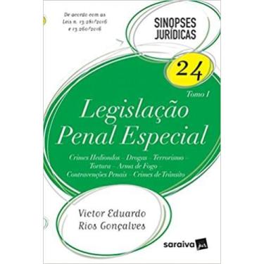 Imagem de Legislação Penal Especial - Coleção Sinopses Jurídicas Vol.24 - SARAIV
