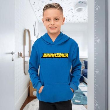 Imagem de Blusa De Frio Brancoala Moletom Infatil Youtuber Agasalho - MB Sport, 