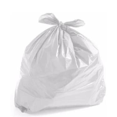 Imagem de Saco De Lixo 100 Litros Colorido Branco Comum Com 100 Unid. - Cometa