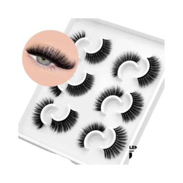 Imagem de Cílios Postiços 3D De Visom Natural Macio E Espesso Veltrinay Para Ext