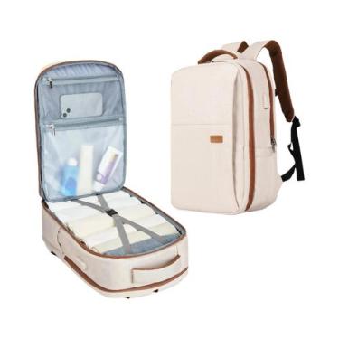 Imagem de Mochila Grande Para Viagem Feminina, Resistente À Água, Com Alça Para 