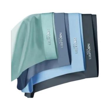 Imagem de Cuecas Boxer Masculinas De Seda Gelada Com Grafeno, Kit Com 4 Peças, R