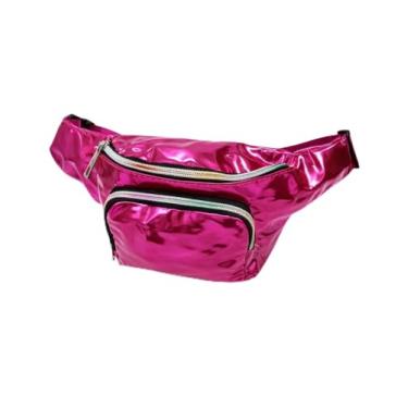 Imagem de Pochete Holográfica Metalizada Bloquinho Carnaval R175 (Pink)