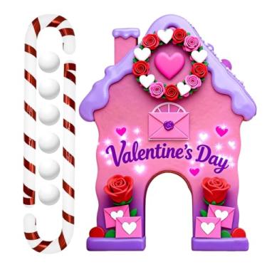 Imagem de Jogo de golfe dos Namorados | Atividade interna portátil para o dos namorados | Mini campo de golfe com taco e bolas - para casais de golfistas, festa em família em casa