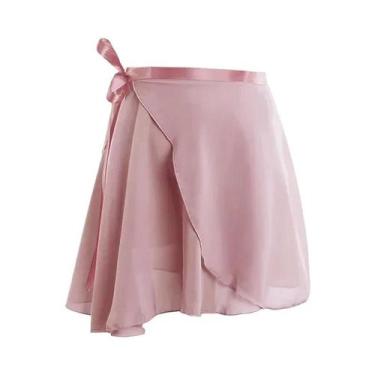 Imagem de Saias De Chiffon Com Cadarço Para Mulheres, Saias Mini De Dança Para M