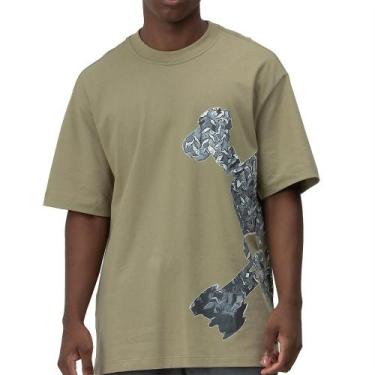 Imagem de Camiseta Oakley Back To Skull Big Graphic SM24 Rye, M, Harvest gold