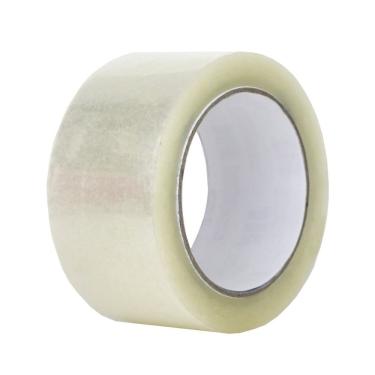 Imagem de Fita Adesiva Transparente 100 Metros 45mm X 100m Para Caixa De Papelao Pacotes Embalagem Ecommerce