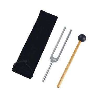 Imagem de Diapasão De Liga De Alumínio 512Hz Com Martelo Para Terapia Sonora, Af