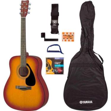 Imagem de Kit De Violão Acústico Yamaha F310p Tbs + Capa + Acessórios [f002]