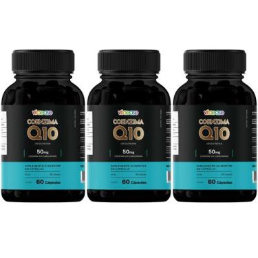 Imagem de CoQ10 50mg Vitaease  Suplemento Alimentar  60 Cápsulas, Coenzima Q10 3