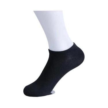 Imagem de Meias De Algodão Respiráveis Para Mulheres, 10 Pares, Cor Sólida, Conf