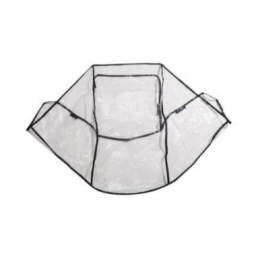 Imagem de Capa De Chuva Universal Para Carrinho De Bebê Transparente E Respiráve
