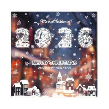 Imagem de Adesivo Estático De Natal E Ano Novo Para Decoração De Loja 2026 - joy