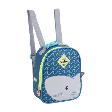 Imagem de Lancheira Térmica Creche Infantil Zoop Bichinho Passeio Kids Cor:Tubar