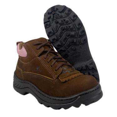Imagem de Coturno Feminino Caminhos Da Roça Nobuck Terraco Ref. KJ1310 ou KA27, 