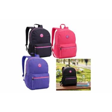 Imagem de Mochila juv fem 17 fun packs lisa divs - SEANITE