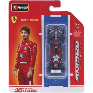 Imagem de Miniatura - 1:64 - F1 Ferrari SF-25 Charles Leclerc 2025 - Bburago 568