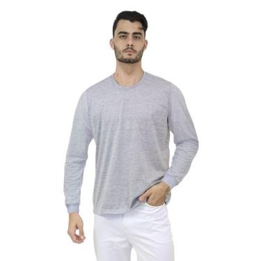 Imagem de Camiseta manga longa 65% Poliéster e 35% Viscose - Demorgan Uniformes,