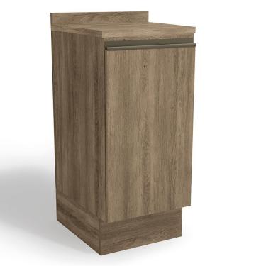 Imagem de Balcao Com Tampo 1 Porta 40 Cm Mdp Maxxi G741 Nogal Kappesberg Nogal