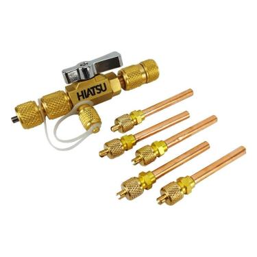 Imagem de Kit 1 Válvula Removedora Extratora De Núcleos Vcrh-1 Com 5 Válvula Schrader 1-4 50mm 1 Unidade