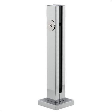 Imagem de Kit 5 Torre Guarda Corpo Coluna Pinça Inox 30cm Para Vidro - Cromoshop