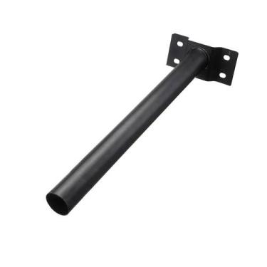 Imagem de Suporte Luminaria Solar Barra Poste Aço Jardim Quintal Estrada Rua - L