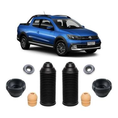 Imagem de Kit Coxim Batente Dianteiro Saveiro Cross 2009 2010 2011 12