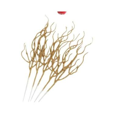 Imagem de Buquê De Ramos Coloridos Artificiais Para Decoração De Árvore De Natal