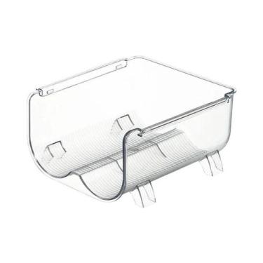 Imagem de Suporte De Copos Transparente Empilhável E Dobrável Para Vinho E Guard
