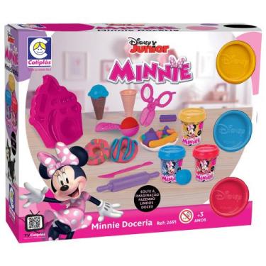 Imagem de Brinquedo Minnie Doceria Com Massinha Disney Cotiplás - Cotiplas, Colo
