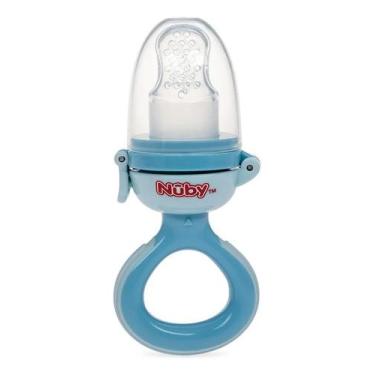 Imagem de Alimentador De Silicone Para Bebê Com Regulagem Nuby, Azul