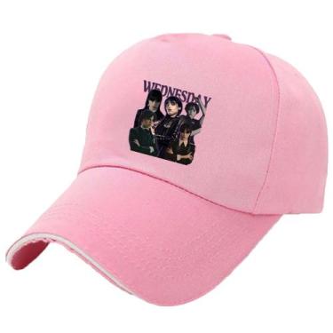 Imagem de Boné de beisebol anime masculino feminino, chapéu esportivo, rosa, alg