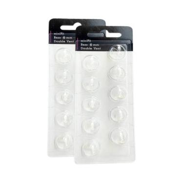 Imagem de Cúpulas De Aparelho Auditivo Universal Oticon MiniFit Double Vent Bass
