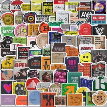 Imagem de Adesivos Junks Journals, vinil impermeável, anime, 80 unidades/lote - 