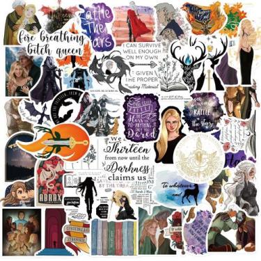 Imagem de Adesivos Thrones Of Glass à prova d'água de vinil anime (50 unidades) 