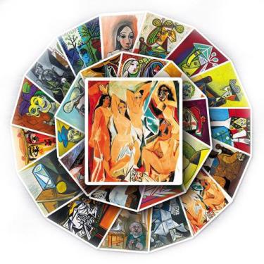 Imagem de Adesivos Picasso Oils, vinil impermeável, anime, 50 unidades - yiweisa