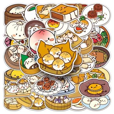 Imagem de Adesivos, bolinhos, bolinhos, pães, alimentos, café da manhã, 50 unida