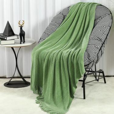 Imagem de Cobertor Blagic Green Chenille Farmhouse 50x60cm