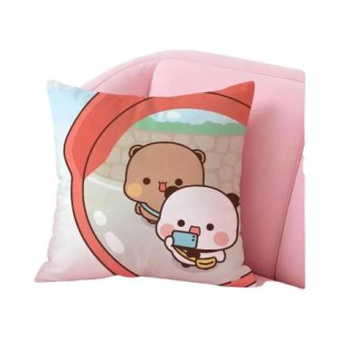 Imagem de Capa De Almofada Bubu Dudu Com Estampa Estampada Para Sala De Estar, C