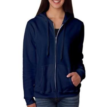 Imagem de Moletom Blusa De Frio Feminino Masculino Unissex Aberto C/ Ziper-Unissex