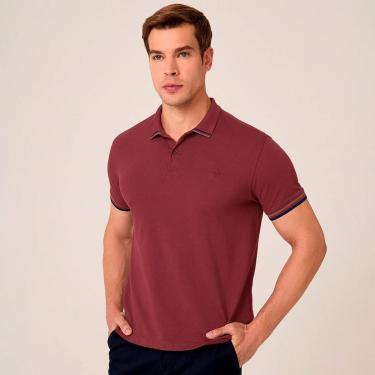 Imagem de Camisa Polo Dudalina Piquet Jacquard Masculino-Masculino