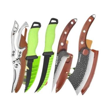 Imagem de Conjunto De Facas De Cozinha Em Aço Inoxidável Ultra Afiadas, Ferramen